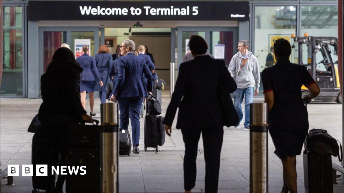 What is Causing the Decline in Passenger Numbers at Heathrow Airport? — image via bbc.co.uk